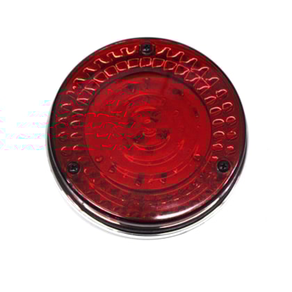 APEX LANTERNAS | AP0030 | LANTERNA TRASEIRA CARRETA RANDON VERMELHA LED MULTIFUNCIONAL 125MM BILVOLT