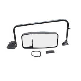 BEPO | D661 | JG ESPELHO C/BRACO RETROVISOR LD FORD CARGO NOVO PANDA 2012/2017 EURO 3 (BIFOCAL CONVEXO SEM DESEMBACADOR)