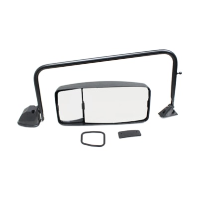 BEPO | D661 | JG ESPELHO C/BRACO RETROVISOR LD FORD CARGO NOVO PANDA 2012/2017 EURO 3 (BIFOCAL CONVEXO SEM DESEMBACADOR)