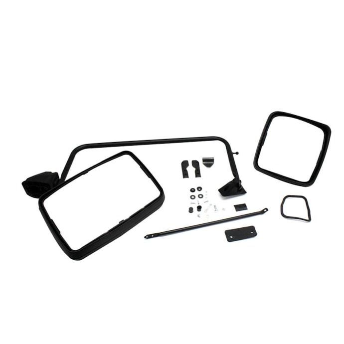 BEPO | D663 | JG ESPELHO C/BRACO RETROVISOR LD FORD CARGO NOVO PANDA 2012/2017 EURO 5 COM ESPELHO AUXILIAR (SEM DESEMBACADOR) CONVEXO (D666 + D667 + D644D + D644F)-d553128d-d7b0-4d49-aba1-e3b2536614fd