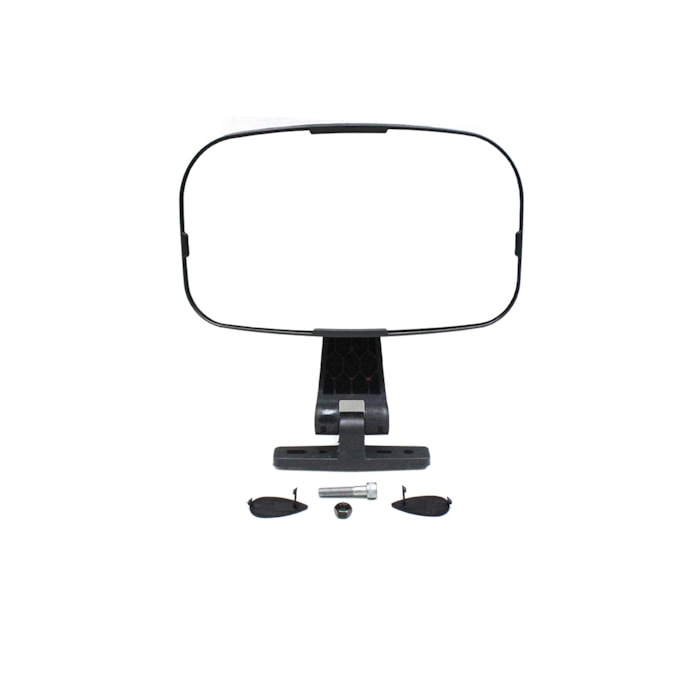 BEPO | M038U | ESPELHO AUXILIAR LATERAL/RAMPA VW CONSTELLATION | MB ATEGO/AXOR (CONVEXO RAIO 420MM)) (COM BASE PARA FIXACAO)-57829c20-9b9b-4c24-b153-b509e6594254