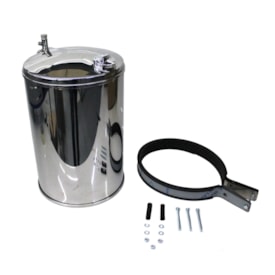BEPO | M323 | COROTE/BARRICA DAGUA 30L (COM SUPORTE/CINTA DE FIXACAO) INOX