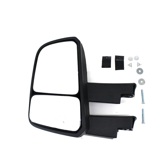 BEPO | W806A | CONJUNTO ESPELHO RETROVISOR LE CONVEXO BIFOCAL SUPERIOR/INFERIOR VW NOVO DELIVERY (COM BRACO LONGO) (MANUAL)-00f0a97f-af67-4111-ab8c-3e842f772be3