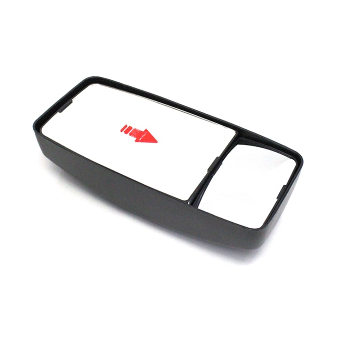 BEPO | W824 | ESPELHO RETROVISOR LD/LE VW CONSTELLATION | MB 1938 | FORD CARGO (VIDRO MAIOR PLANO E VIDRO MENOR BI-FOCAL CONVEXO) (SEM DESEMBACADOR)-df589ab0-e028-48a9-9f0e-01218273d8f1