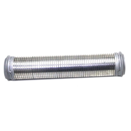 BEPO | W944I | TUBO FLEXIVEL 3POL X 425MM ESCAPAMENTO VW (COM ABRACADEIRA TU SOLDADA) (INOX)