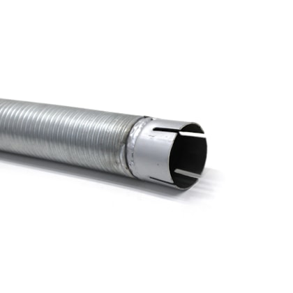 BEPO | W969 | TUBO FLEXIVEL 2.1/2 X 400MM ESCAPAMENTO VW DELIVERY (GALVANIZADO)