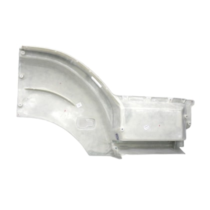 BONFANTI | A9586601101 | ESTRIBO/PARALAMA SIMPLES 1 DEGRAU LE MB AXOR 2544 (COM FURO PARA LANTERNA RETANGULAR) (COM FURO SUPERIOR PARA BOTAO ABERTURA) (PARA USO TAPETE/PISANTE DE CHAPA) (FIBRA)