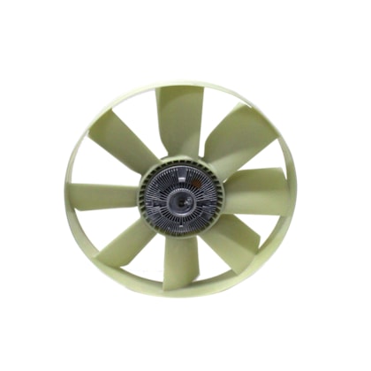 BORG WARNER | 178070000496 | CONJUNTO HELICE PLASTICO 8PAS COM ARO COM VISCOSA VW CONSTELLATION | FORD CARGO NOVO PANDA | MOTOR CUMMINS SERIE ISC