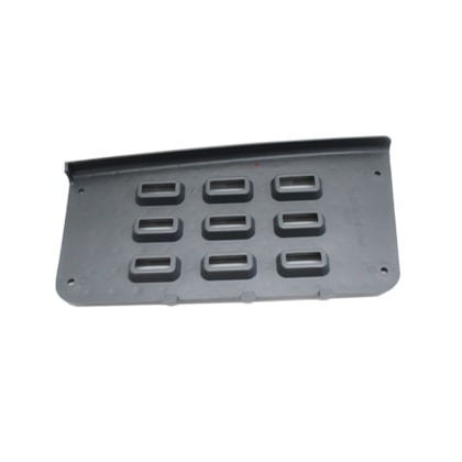 CARDOSO | 2T28216814M2 | TAPETE INFERIOR ESTRIBO TRIPLO LE VW CONSTELLATION (9 FUROS) (CINZA)