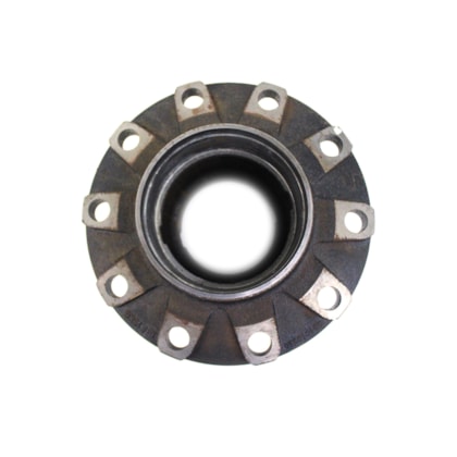 CASTERTECH | CT069 | CUBO 10F RODA 8090 EIXO TANDEN E CARRETA/TRUCK (ROLAMENTOS 32218 E 804358) (TAMPA/CALOTA 4F) (DIAMETRO 280,80/335MM X ALTURA 196MM) (MODELO LISO)
