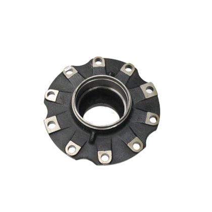 CASTERTECH | CT073 | CUBO 10F RODA 8090 EIXO TANDEN E CARRETA/TRUCK (ROLAMENTOS 32218 E 804358) (TAMPA/CALOTA 4F) (DIAMETRO 280,80/335MM X ALTURA 196MM)
