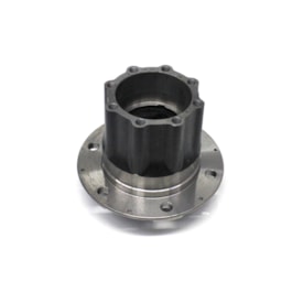 CASTERTECH | CT080 | CUBO 6F RODA TRASEIRA FORD CARGO 1119 (COM ABS) (ROLAMENTOS 3982/3920 E 33287/33462 E RETENTOR EC451175AC) (ALTURA TOTAL 195MM) (PARA SEMI EIXO 8F)