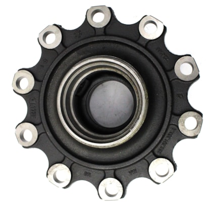 CASTERTECH | CT082 | CUBO 10F RODA TRASEIRA VW CONSTELLATION/ONIBUS 13190/14190/15190 MOTOR EURO 5 | VW CONSTELLATION 14190/17190 EURO 6 (COM ABS) (ROLAMENTOS E E RETENTOR 02485BY) (ALTURA TOTAL 260MM)