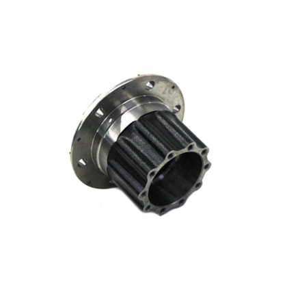 CASTERTECH | CT110 | CUBO 6F RODA TRASEIRA VW DELIVERY/MICRO ONIBUS (COM ABS) (ROLAMENTOS JLM506849/JLM506810 E 33287/33462 - RETENTOR 08471BRY) EIXO DANA S-130 (PARA SEMI EIXO 10F) (ALTURA TOTAL 195MM)