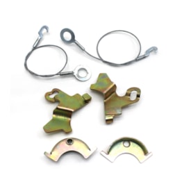 CECCARELLI | 2P0698211 | JG REPARO COM CABO ACO SAPATA/PATIM FREIO TRASEIRO LD/LE | VW DELIVERY 5140 (..12) | FORD F4000 (85/05) | MICRO ONIBUS AGRALE VOLARE A5/A6 | GM A40/C40/D40 (PARA 2 LADOS)