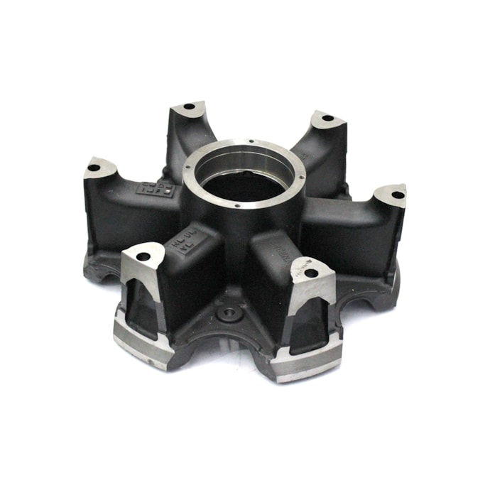 CERCENA | CRCR002F | CUBO 6F RODA CARRETA RAIADA ARO 22 FACCHINI/IBERO/SILPA/ROSSETI (ROLAMENTOS 32218) (SEM ABS) (TAMPA/CALOTA 4F) (9090) (ALTURA TOTAL 225MM)-e14b932d-a421-40aa-8f4f-834e727ccbd5