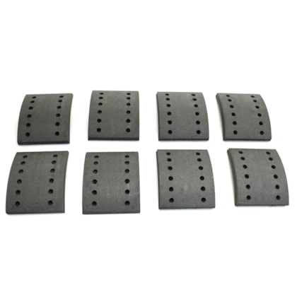 COBREQ | 0814TX140 | LONA FREIO 1X DIANTEIRO FORD/VW/VOLVO VM | IVECO EUROCARGO 120E15/150E20/160E23/170E21/230E24 | IVECO TECTOR 170E25/240E25/260E25/260E28 ( SISTEMA MASTER )