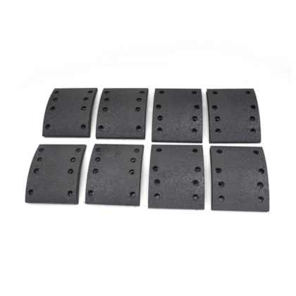 COBREQ | 0821T142 | LONA FREIO STD DIANTEIRA/TRASEIRA FORD/VW (NOVO DELIVERY) | TRASEIRA MB ACCELO 815/1016 | IVECO VERTIS 90V 16 (ALTURA 115MM) (SISTEMA MASTER)