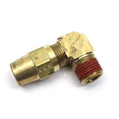 CUMMINS | 3353110 | CONEXAO/COTOVELO 90 GRAUS 5/8 X 1/2 MACHO/MACHO (PARA TUBO TECALON 1/2) (COM PORCA E ANILHA)