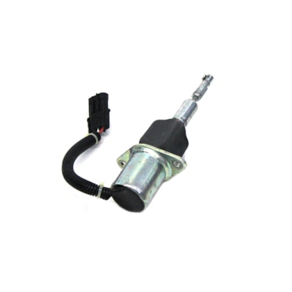 CUMMINS | 3928160 | VALVULA SOLENOIDE 12V PARADA MOTOR CUMMINS (CONECTOR RETANGULAR) (3 FIOS) (USE CHICOTE TAG971206)