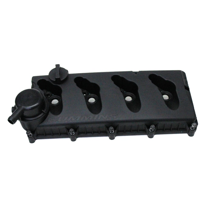 CUMMINS | 5262617 | CONJUNTO TAMPA VALVULA COM JUNTA/PARAFUSOS/TAMPA GARGALO | FORD F350/F4000 | VW NOVO DELIVERY | MOTOR CUMMINS SERIE ISF 2.8 EURO 5 (COM RESPIRO VIRADO PATA DIREITA)-6026f3a4-9d5c-45d8-b3f7-c849f3b9f5a9