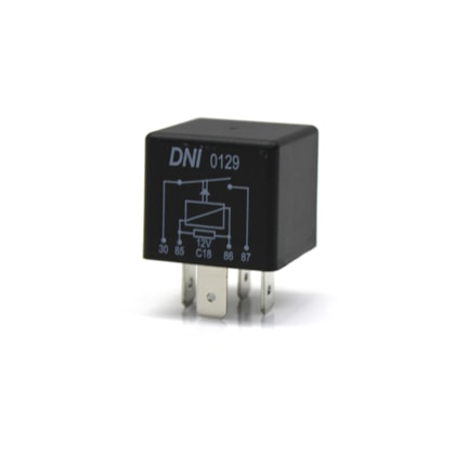 DNI | DNI0129 | RELE AUXILIAR 12V 40A PARTIDA A FRIO E TEMPORIZADOR AR CONDICIONADO VW (4 TERMINAIS) (SEM SUPORTE)