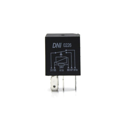 DNI | DNI0226 | MINI RELE AUXILIAR REVERSOR 24V 40A/30A (5 TERMINAIS) (SEM SUPORTE) MB