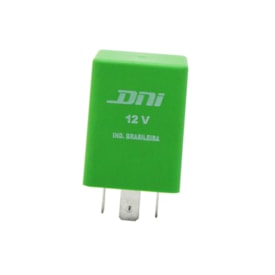 DNI | DNI1106 | RELE PISCA ALERTA 12V 180W (K1 = LAMPADA PILOTO) (4 TERMINAIS) (SEM SUPORTE) (30X30X40MM)