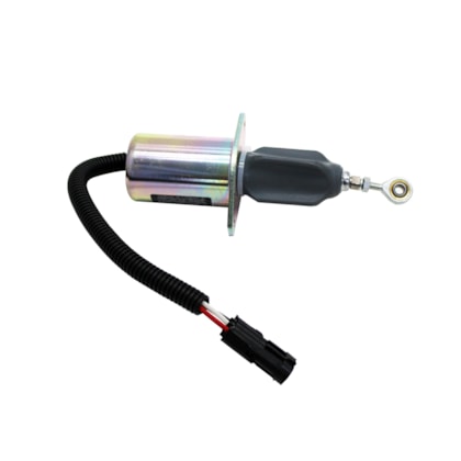 DNI | DNI8031 | VALVULA SOLENOIDE 24V VW PARADA MOTOR CUMMINS (PLUG RETANGULAR) (3 FIOS)