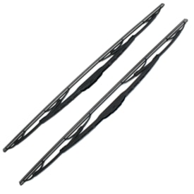 DYNA | DY324 | (PAR) PALHETA (24/24POL 600MM) LIMPADOR PARABRISA VW CONSTELLATION (TODOS) (06..) | IVECO DAILY (08..) (SEM ESGUICHO) (SISTEMA GANCHO)