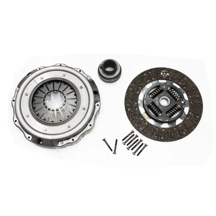 EATON EMBREAGEM | 104650BR2 | KIT EMBREAGEM 362MM 18E MB ACCELO 1016 MB 1218C/1318C/1718C CAMBIO EATON/G60/G355 MB ATEGO 1419/1719 CAMBIO G60 (PLATO/DISCO/ROLAMENTO C/MANCAL ALTO 125806) (REVESTIMENTO ORGANICO STD)-3a03e318-6ca8-4932-aa56-4fcb8a60713a