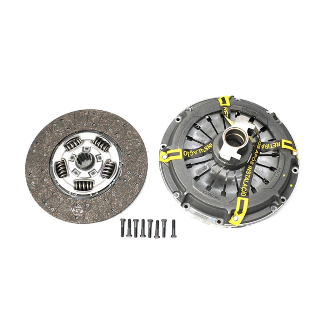 EATON EMBREAGEM | 1047061RM | KIT EMBREAGEM 395MM 10E VW 26260E/31260E MOTOR MWM X12 (SISTEMA TUBO GUIA) (4000 LBS) (REMANUFATURADO)-9bb5a547-7a14-46f1-8c94-f18fa57ef460
