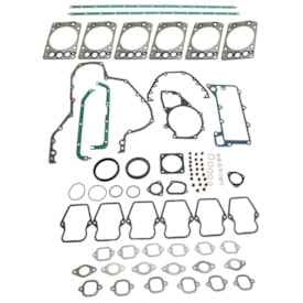 ELRING | 136295 | JG JUNTAS MOTOR COMPLETO MB MOTOR OM457LA (COM JUNTA PARA CABECOTE 462203 COM REBAIXO) (001796 JUNTA TAMPA VALVULA DE BORRACHA PARA TAMPA PLASTICA)