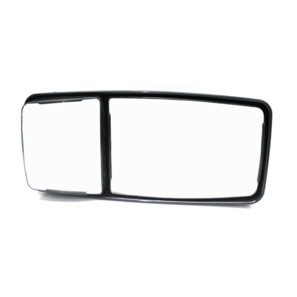 FABBOF | ER1220 | ESPELHO RETROVISOR LD VW CONSTELLATION 2012... EURO 5 (BIFOCAL CONVEXO SEM DESEMBACADOR MANUAL) (REFIL = ER1219A + ER1220B)
