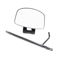 FABBOF | ER134 | CONJUNTO ESPELHO RETROVISOR AUXILAR FRONTAL LD CONVEXO VW CONSTELLATION (COM SUPORTE)