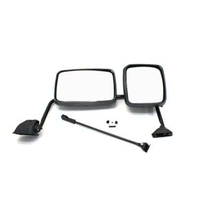 FABBOF | ER235 | JG ESPELHO C/BRACO RETROVISOR LE FORD CARGO NOVO PANDA 2012/2017 EURO 5 COM ESPELHO AUXILIAR (SEM DESEMBACADOR/MANUAL)(ER1243 + ER1245 + ER1247 + ER1076)