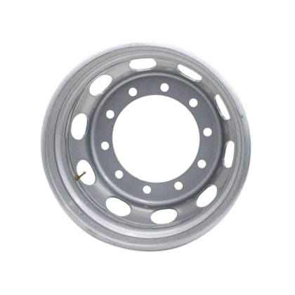 FACCHINI | 0308970504 | RODA 10F 22,50 X 8,25 PARA PNEU 295 RADIAL SEM CAMARA | CARRETA/FORD/IVECO/VW/MB/VOLVO/SCANIA (FURO RETO - PARA PORCA OSCILANTE) (COM VALVULA/BICO)