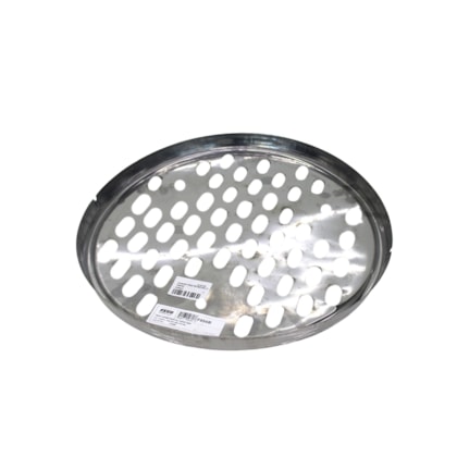 FADO | F6548I | CHAPA PROTETECAO CALOR REDONDA SILENCIOSO ESCAPAMENTO VW CONSTELLATION MOTOR CUMMINS/MWM EURO 3 (INOX ESCOVADO)