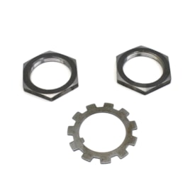 FLAUS | 702195 | KIT PORCA CARCACA TRASEIRA E TRAVA ARANHA (51,5MM) FORD F250/F350 98...2004 (MEDIDA INTERNA 49,5MM) (SERVE PARA UM LADO)