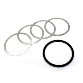 FLAUS | 702830 | KIT CALCO/ESPACADOR/AJUSTE REGULAGEM ROLAMENTOS LATERAL COROA/CAIXA SATELITE VW 5140/5150 DELIVERY F250/F350 EIXO DANA 70/267 (84X96X4MM (1) - 84X96MM (4) )