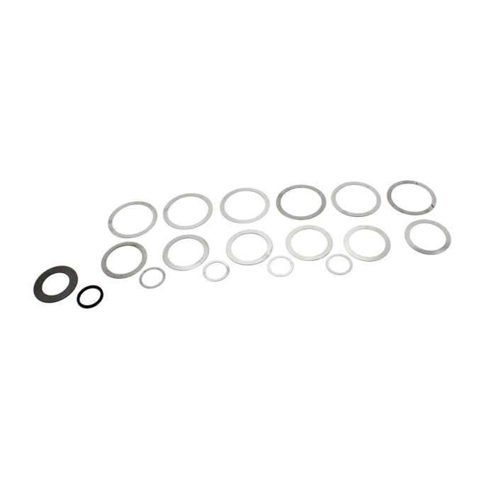 FLAUS | 702831 | KIT CALCO/ESPACADOR/AJUSTE REGULAGEM ROLAMENTOS PINHAO VW 5140/5150 DELIVERY F250/F350 EIXO DANA 70/267 (34X41X3MM (1) - 34X41MM (4) - 45X72MM (1) - 60X76MM (6) - 72X87MM (6) )-5400beff-8e64-4b38-a7e3-ba66045ce50f