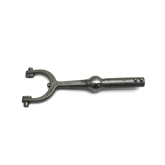 FLAUS | 808020 | GARFO ACIONAMENTO EMBREAGEM MB AGL 1313/1513/2013/2213 | MB 608/708 (MODELO CURTO) (FUNDIDO) (ROSCA M10X1,5)-a7c66feb-7b60-4480-ba14-45eb97e17ff7