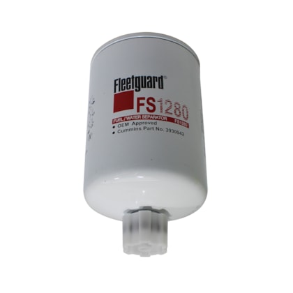 FLEETGUARD | FS1280 | FILTRO DIESEL/COMBUSTIVEL FORD/VW MOTOR CUMMINS SERIE B/BT/C (ROSCA 13/16 18F) (SISTEMA DRENO)