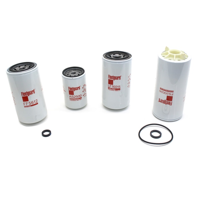 FLEETGUARD | MK13986 | KIT FILTROS (LF16015 + FS20026 + AS2500 + FF5612) FORD MOTOR CUMMINS SERIE ISB-50413f44-b3b9-455a-a944-438adc51097d
