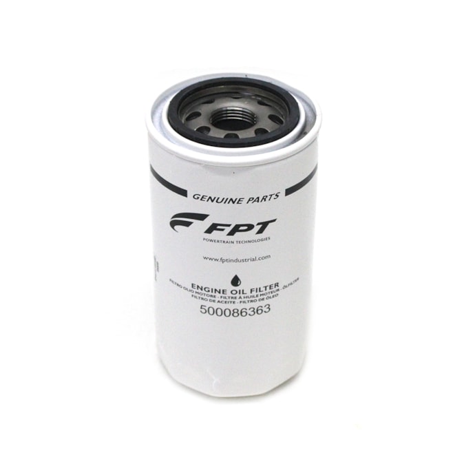FPT | 500086363 | FILTRO OLEO LUBRIFICANTE IVECO TECTOR | VERTIS 130V19 | CHASSI 150S21/170S28 | MOTOR FPT MODELO NEF 4.5L 4CIL E 5.9L 6CIL-8c9c9148-44e6-44e5-a383-a49e8b76d367