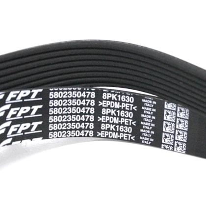 FPT | 5802350478 | CORREIA POLY V 8PK1630 IVECO TECTOR | VERTIS 130V19 | CHASSI 150S21/170S28 | MOTOR FPT MODELO NEF 4.5L 4CIL E 5.9L 6CIL