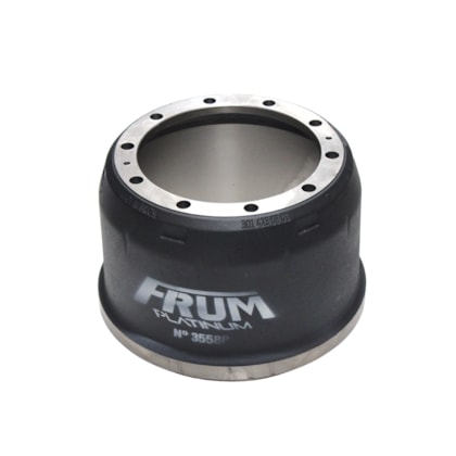 FRUM | 3558P | TAMBOR 10F FREIO TRASEIRO MB ONIBUS OF1620/O370/O371/O400/O500 R/RS/RSD (LONAS A DEPENDER DA APLICACAO MB188/MB191)