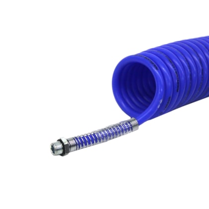 GENUINE PARTS | 1070090 | MANGUEIRA ESPIRAL 6,5 METROS (AZUL) MB (CONEXAO ROSCA M16X1,5) CAVALO/CARRETA