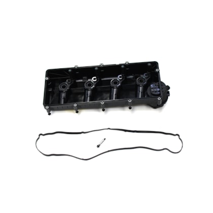 GENUINE PARTS | 5262620 | CONJUNTO TAMPA VALVULA COM JUNTA/PARAFUSOS/TAMPA GARGALO VW NOVO DELIVERY EXPRESS/6160 MOTOR CUMMINS SERIE ISF 2.8 EURO 5 (COM RESPIRO VIRADO PATA ESQUERDA)
