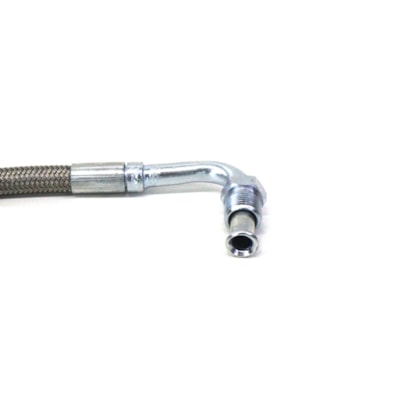 GENUINE PARTS | TF3145459 | FLEXIVEL LUBRIFICACAO TURBINA/TURBO COMPRESSOR FORD/VW MOTOR CUMMINS SERIE ISC (PORCAS MACHO 1 LADO COM CURVA GIRATORIO E 1 LADO FIXO)